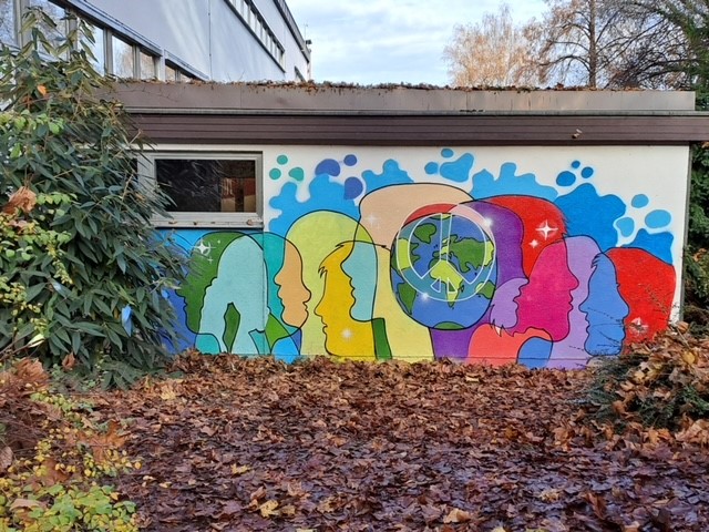 Bunte Gestaltung an unserer Schule